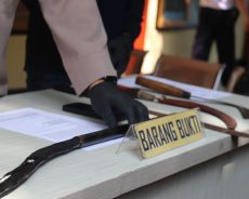 Polres Sukabumi Berhasil Mengamankan Pembawa Sajam Pelaku Tawuran Kelompok Remaja