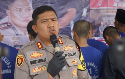 Dalam 2 Pekan, Sat Narkoba Polres Sukabumi Ringkus 20 Pengedar Narkotika dan Obat obatan terlarang