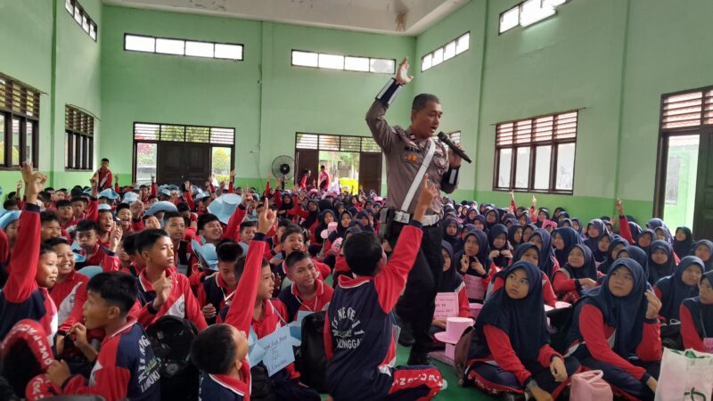 Polres Lubuklinggau Gelar Program ” Police Go To School” untuk Menekan Angka Pelanggaran Berlalulintas
