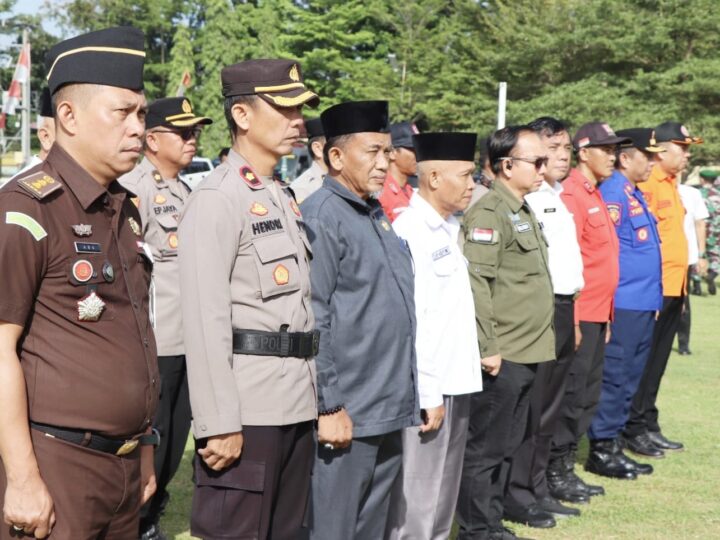 Siaga Darurat Bencana Asap, Kapolres Musi Rawas Pimpin Apel Kesiapsiagaan Bencana Asap Akibat Karhutlabun