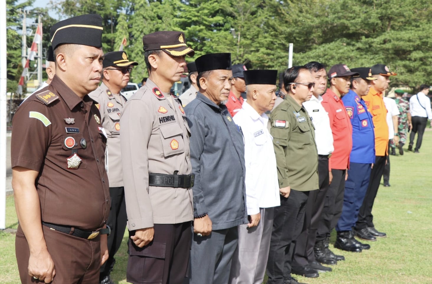 Siaga Darurat Bencana Asap, Kapolres Musi Rawas Pimpin Apel Kesiapsiagaan Bencana Asap Akibat Karhutlabun