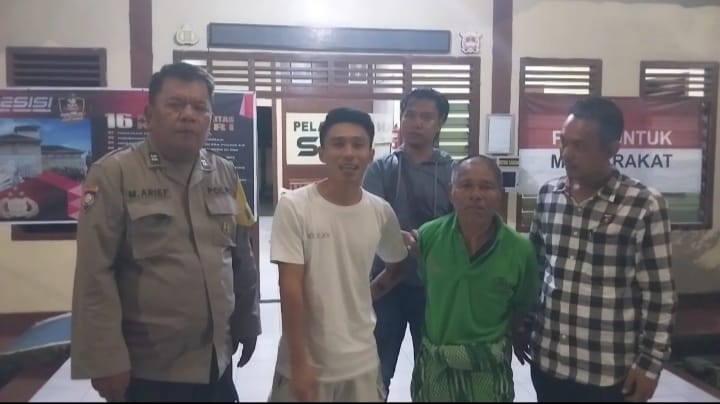 Bercampur Haru Menyelimuti Mapolsek Lubuklinggau Timur Setelah Berapa Hari Bapak Paruh Baya Terlatar , Akhirnya Bahagia Setelah Bertemu Dengan Anaknya