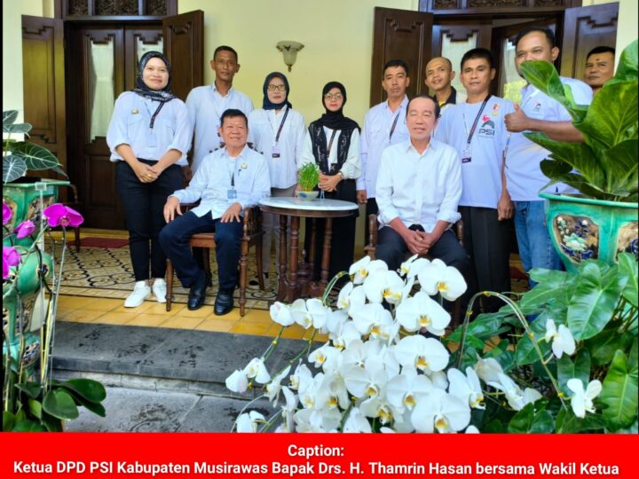 Ketua dan Wakil Ketua DPD PSI Musi Rawas Hadiri Penutupan Kongres PSI di Solo