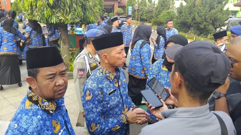 Ratusan  tenaga kesehatan kota Bekasi  terima SK PPPK oleh Kepala BKPSDM Kota Bekasi