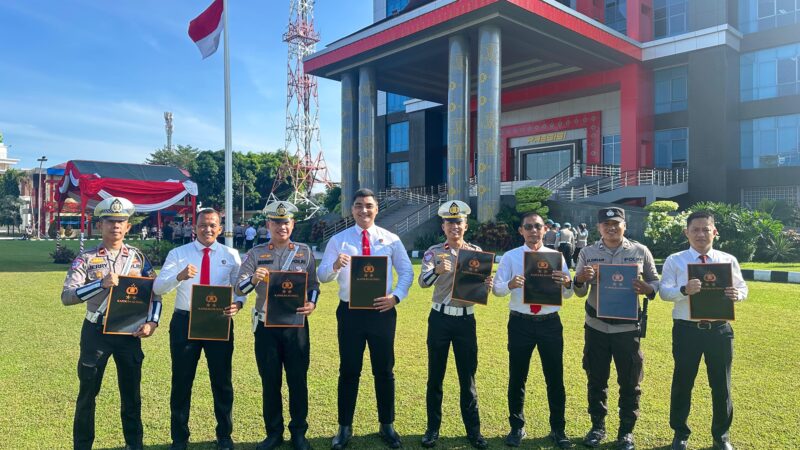 “Kerja Keras Berbuah Manis”, Polres Musi Rawas Terima Piagam Penghargaan Kapolda Sumsel 