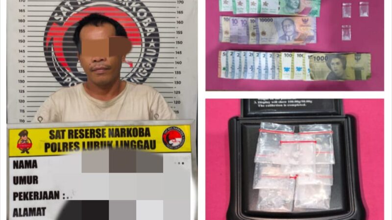 Diduga Terlibat Dalam Peredaran Sabu-Sabu. Tersangka berinisial Y Berhasil Ditangkap Satresnarkoba