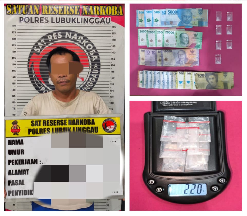 Diduga Terlibat Dalam Peredaran Sabu-Sabu. Tersangka berinisial Y Berhasil Ditangkap Satresnarkoba
