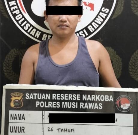 Dipimpin Langsung Kasat Resnarkoba Polres Musi Rawas Ringkus Warga Muba, Sita Sabu 6.72 Gram