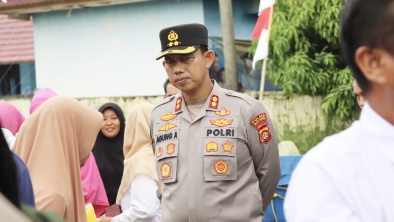 Kembali, Polres Musi Rawas Bersama Polsek Megang Sakti dan Bulog Gelar Gerakan Pangan Murah, 20 Ton Beras Ludes Terjual Diserbu Warga 