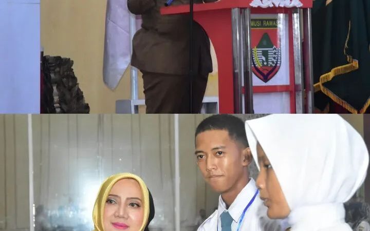 Hj. Ratna Machmud Bupati Musi Rawas Buka Resmi Latihan Kepemimpinan Siswa Ke-XX 