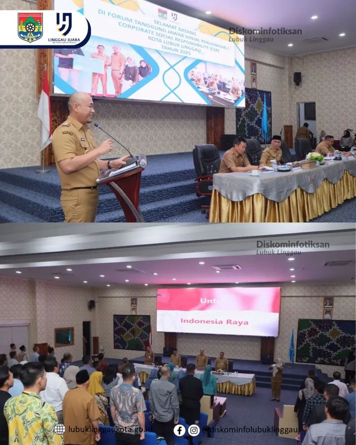 Wali Kota Lubuklinggau H. Rachmat Hidayat Pimpin Rapat Koordinasi Pembentukan  Forum CSR