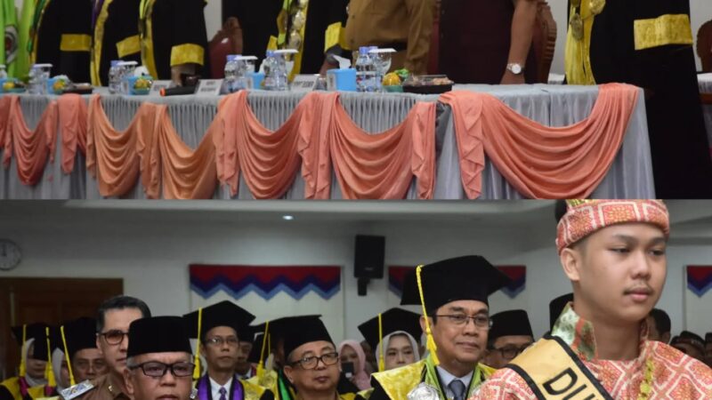 Sekda Kabupaten Musi Rawas H. Ali Sadikin hadiri wisuda UNMURA Angkatan ke-XVI 