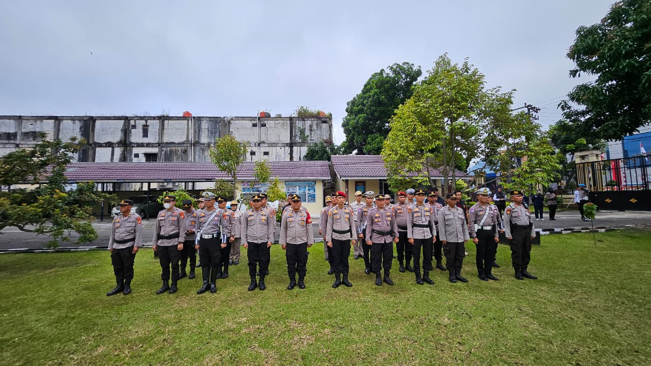 Pengaman Aksi Unjuk Rasa, Polres Lubuklinggau Bersama Kodim 0406 Gelar Apel Gabungan