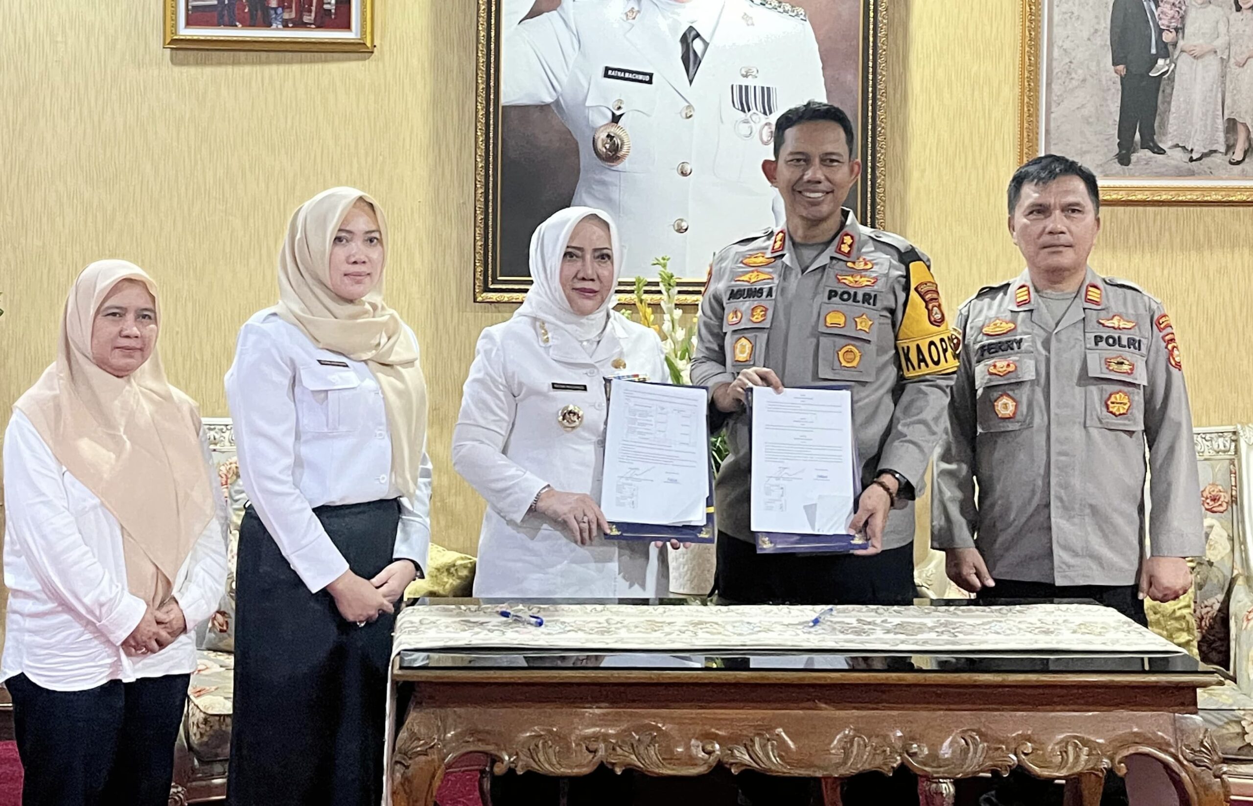 Bentuk Sinergitas Sekaligus Dukung Kinerja Polri, Polres Musi Rawas Terima Hibah Kendaraan Dinas Dari Pemda Musi Rawas