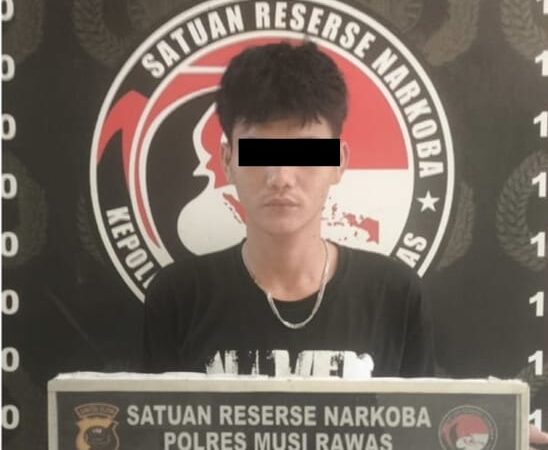 Kelabui Petugas Buang Sabu Saat Ditangkap, Satresnarkoba Polres Musi Rawas Ringkus MO