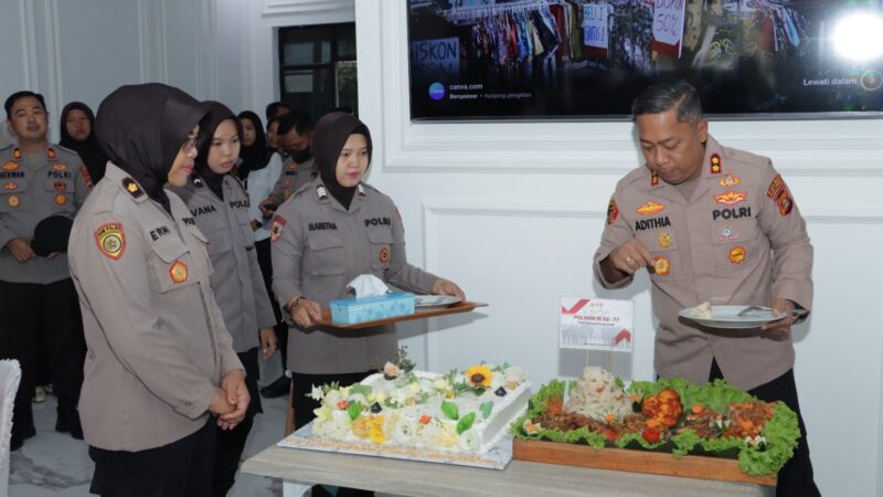 Polres Lubuklinggau Rayakan HUT Polwan ke -77 , Berjalan Dengan Khidmat