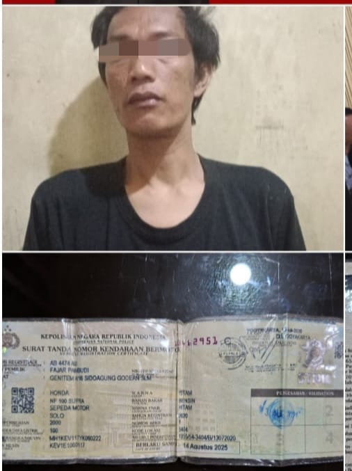 Seorang Pria di Lubuklinggau Aksi Nekat Mencuri Sepeda Motor Milik Orang Tuanya Sendiri