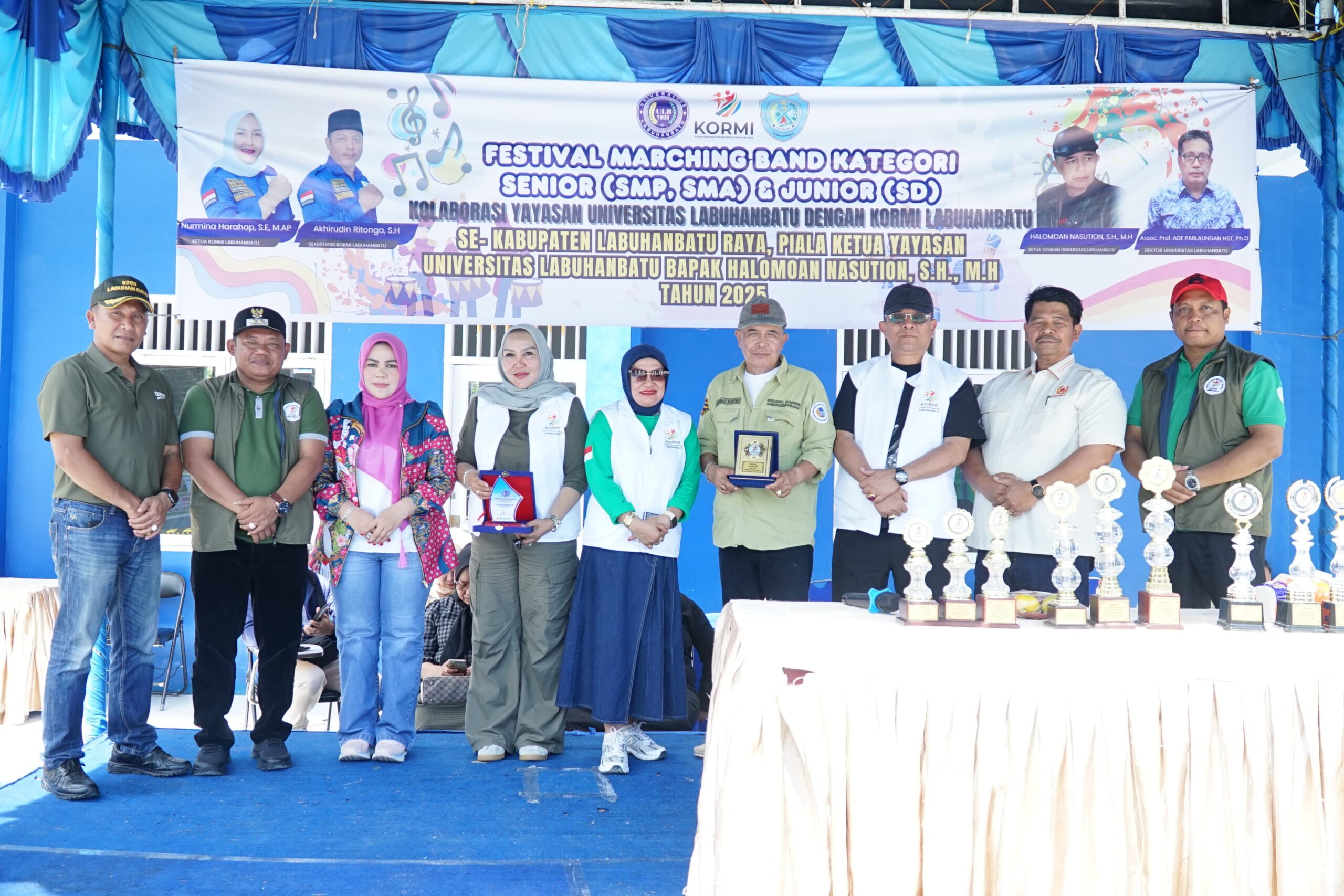 Festival Marching Band, Wabup Berikan Apresiasi Kepada ULB dan KORMI Labuhanbatu