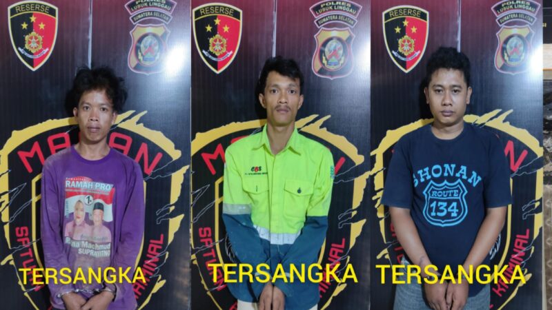 Kasus Curat Berhasil Digagalkan, Satreskrim Polres Lubuk Linggau Ringkus Tiga Pelaku