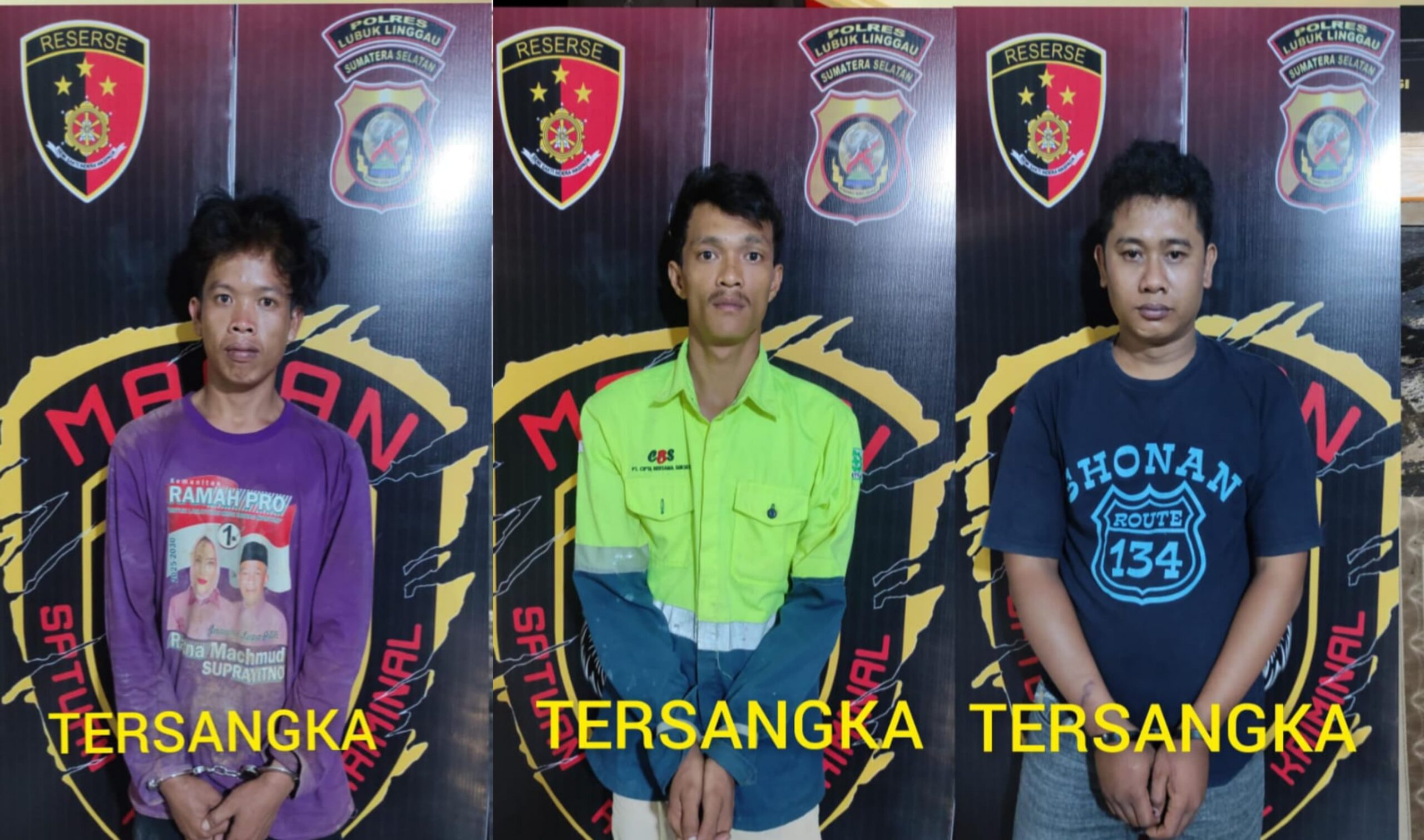 Kasus Curat Berhasil Digagalkan, Satreskrim Polres Lubuk Linggau Ringkus Tiga Pelaku