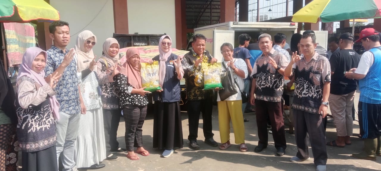 Camat Muara Beliti Monitoring Operasi Pasar Bapokting, Warga Rasakan Manfaat Harga Stabil