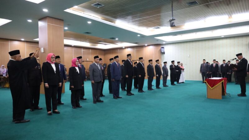 19 Pejabat Esselon II Hari Ini Resmi Berotasi, Bapenda Ditarget Satu Tahun Perbaiki Sistem PAD.