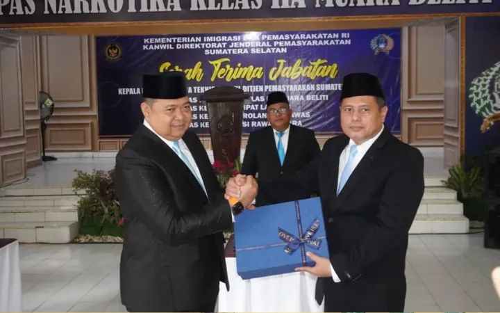 Selamat ” dan ” Sukses” Atas Serah Terima Jabatan,Herdianto, Amd.IP, SH, M.Si, sebagai Kepala Lapas Narkotika Kelas II A Muara Beliti Yang Baru