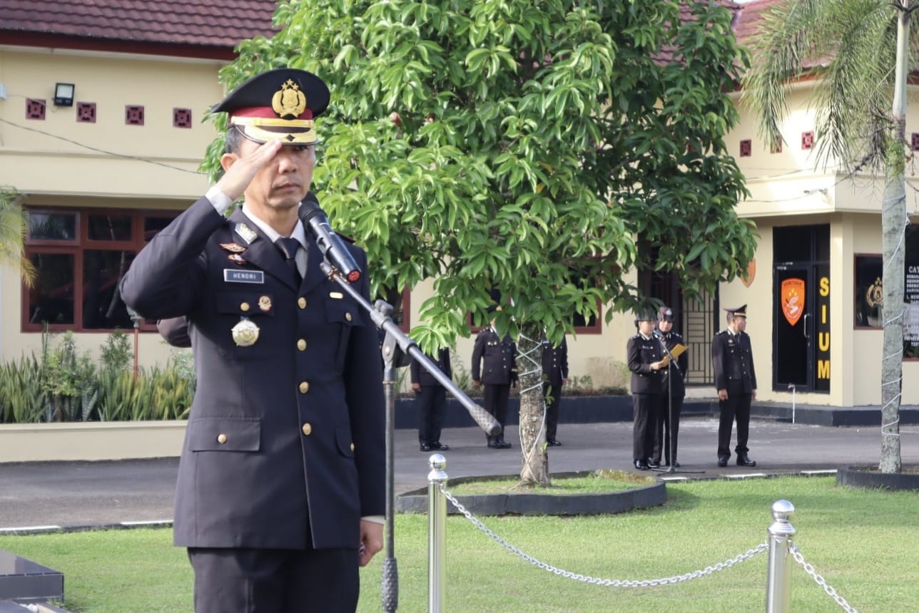Menumbuhkan Semangat Kebangsaan , Kapolres dan Wakapolres Musi Rawas Ikuti Upacara Hari Kesaktian Pancasila