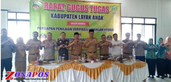 Pemkab Pesibar Gelar Rakor Gugus Tugas KLA 2025, Siapkan Verifikasi Lapangan Hybrid