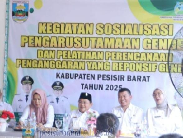 Pemkab Pesibar Gelar Sosialisasi PUG dan Pelatihan PPRG Tahun Anggaran 2025