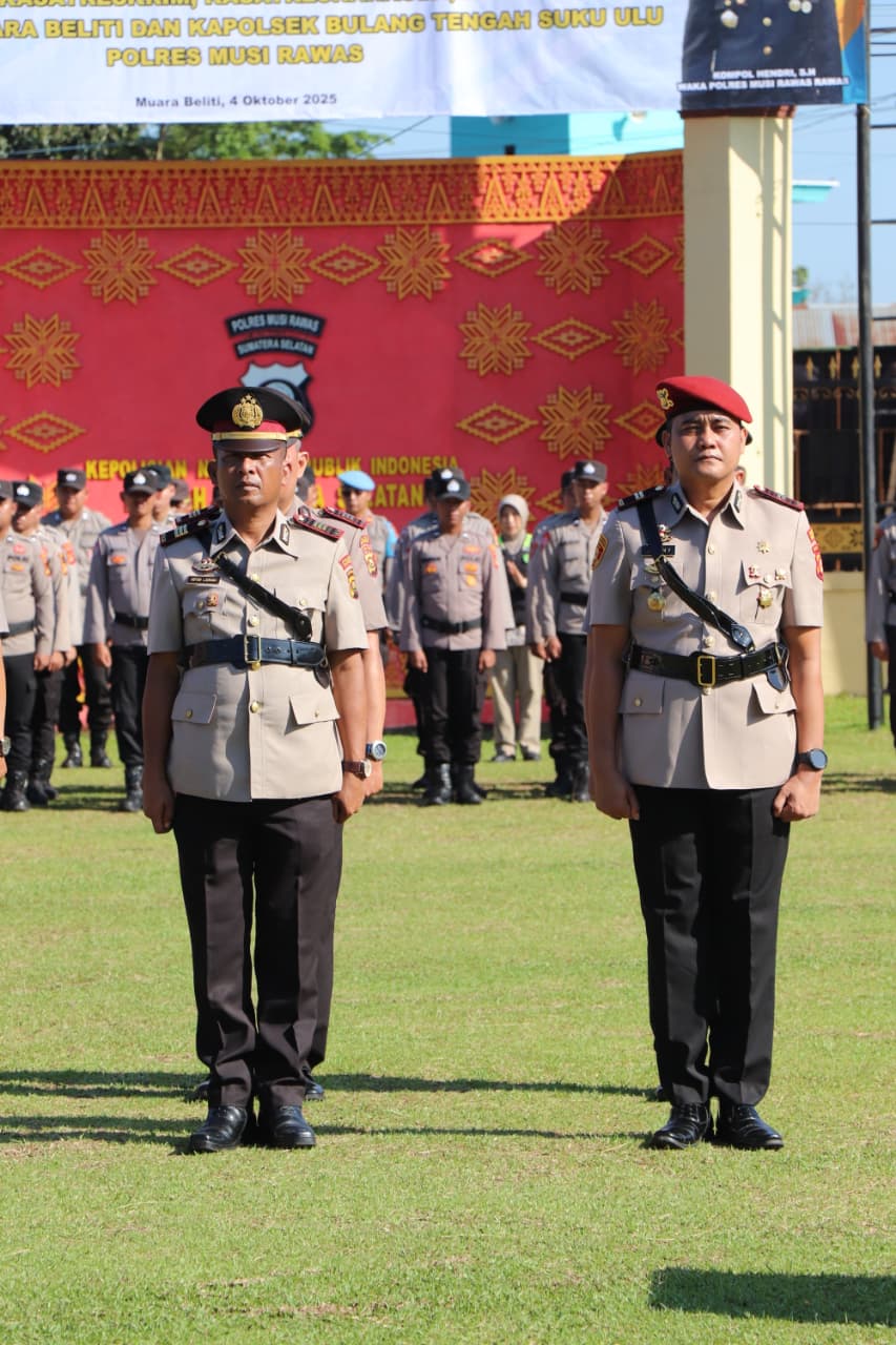 Kapolres Musi Rawas Pimpin Sertijab 12 Perwira, AKP Aston L Sinaga SH, Kasatres Narkoba Kini Berpindah Tugas Menjabat, Kasatreskrim Polres OKUS