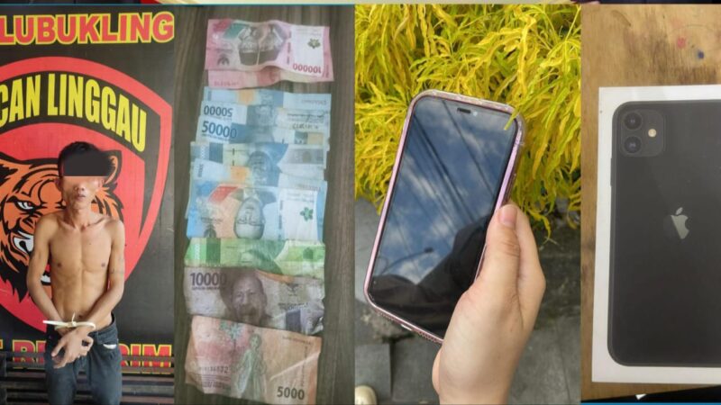 Tim Macan Satreskrim Polres Lubuklinggau Ringkus JH , Asal Musi Rawas Pelaku Pencurian