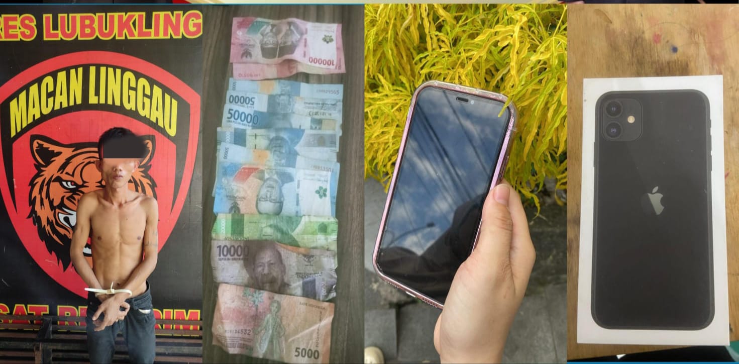 Tim Macan Satreskrim Polres Lubuklinggau Ringkus JH , Asal Musi Rawas Pelaku Pencurian