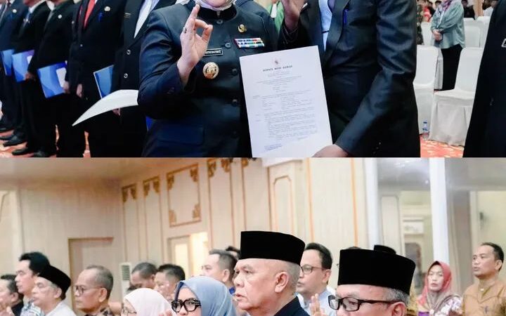 Sejumlah Pejabat Pimpinan Tinggi Pratama Kabupaten Musi Rawas Dilakukan Pelantikan 