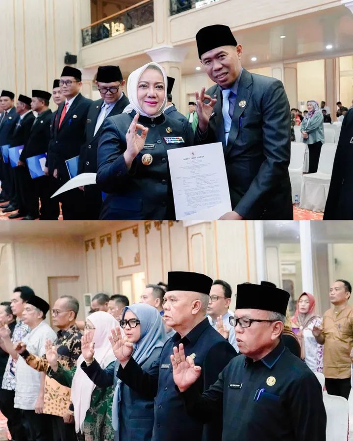 Sejumlah Pejabat Pimpinan Tinggi Pratama Kabupaten Musi Rawas Dilakukan Pelantikan 
