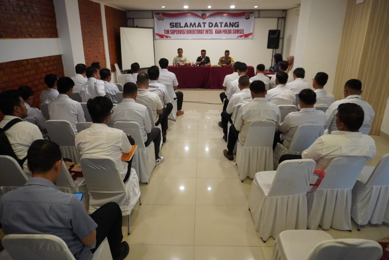 Ditintelkam Polda Sumatera Selatan Laksanakan Kegiatan Supervisi Strategis di Lubuk Linggau 