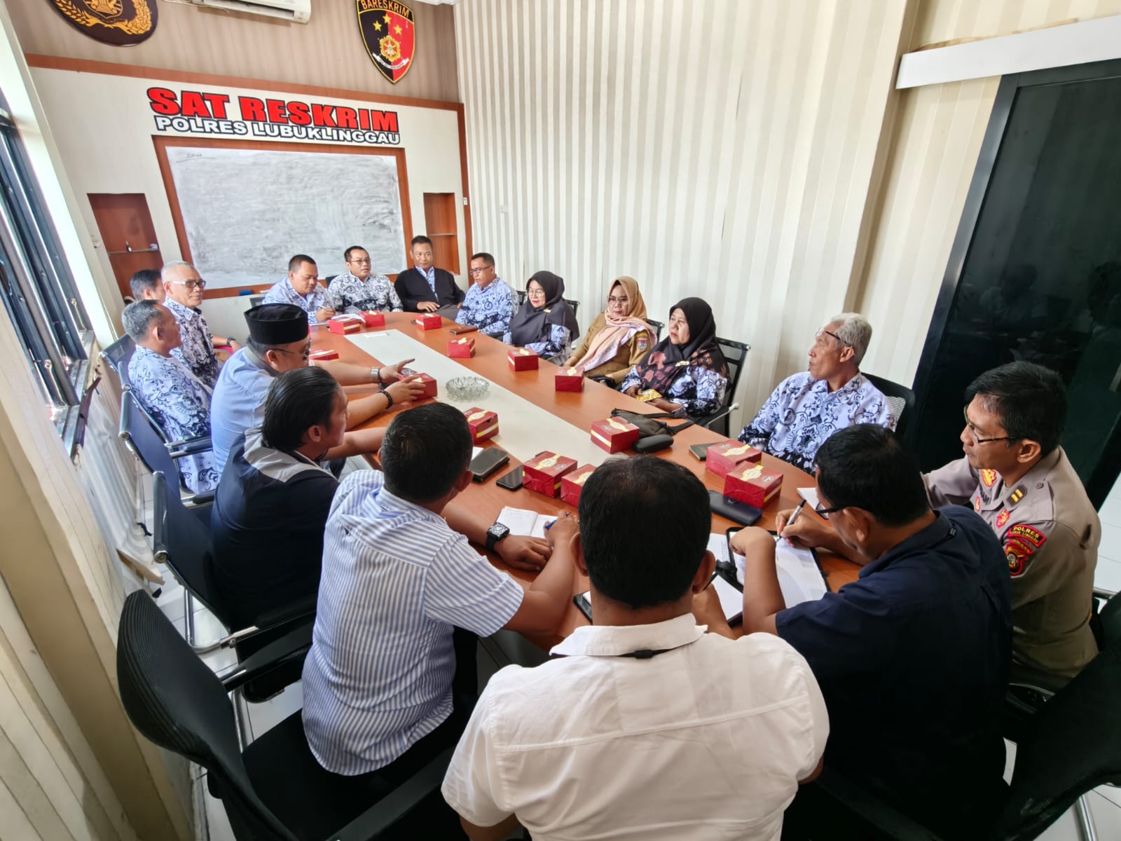 PGRI Kota Lubuk Linggau Gelar Audiensi Strategis Dengan Jajaran Satuan Reserse Kriminal Polres Lubuk Linggau