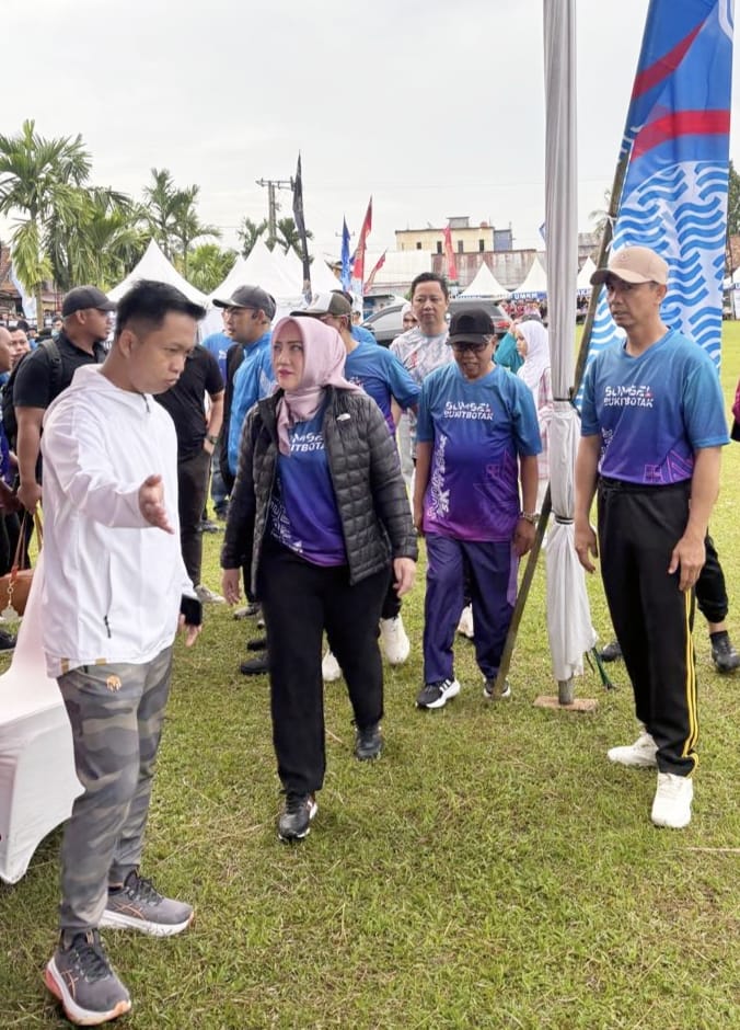 Di Ikuti 2.000 Peserta, Polres Musi Rawas Siagakan Puluhan Personel Amankan Event Lari “Sumsel Bukit Botak 5K”   