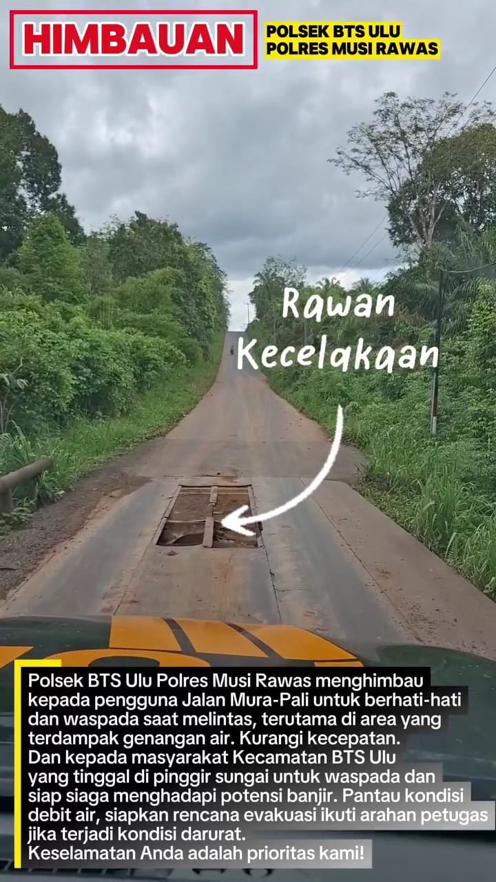 Polsek BTS Ulu Polres Musi Rawas Sampaikan Imbauan Keselamatan Melalui Video di Media Sosial