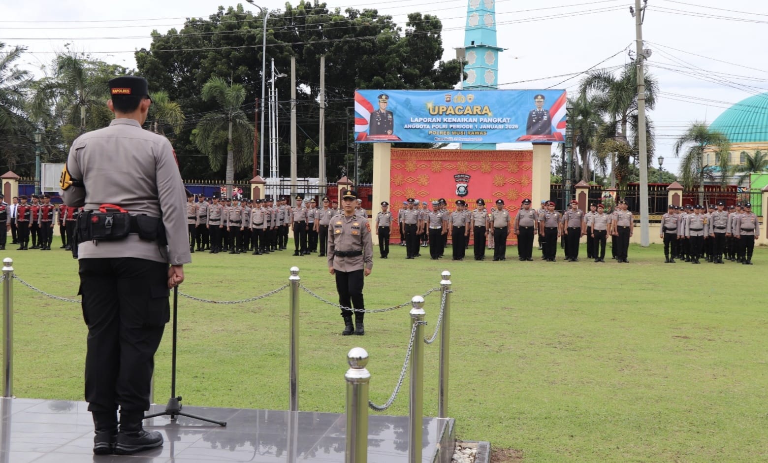 46 Personel Polres Musi Rawas Naik Pangkat, Kapolres Tekankan Profesionalisme dan Tanggung Jawab