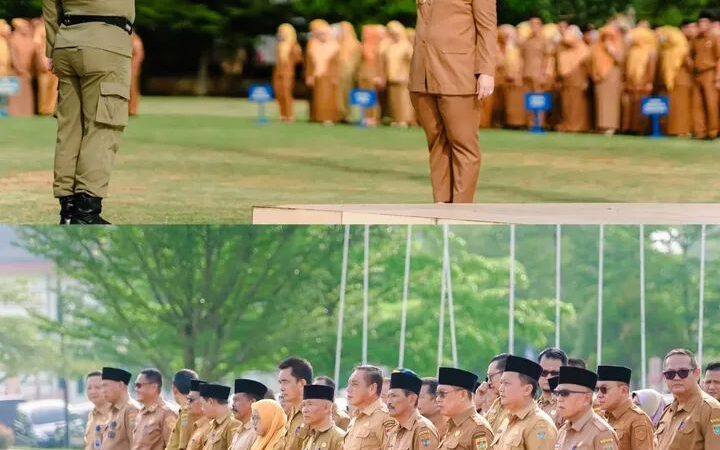 Bupati Musi Rawas,Hj Ratna Machmud ,Berikan Penghargaan Pemenang Lomba Perilaku Hidup Bersih dan Sehat (PHBS)