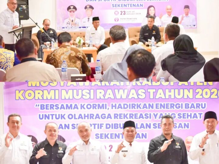Wabup Musi Rawas H Suprayitno Buka Secara Resmi MUSKAB KORMI