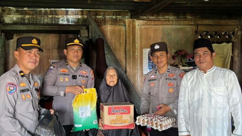 Kapolres Musi Rawas Utamakan Kepedulian Sosial, SAHABAT Binmas dan MANG BELITI Hadir Berbagi untuk Warga
