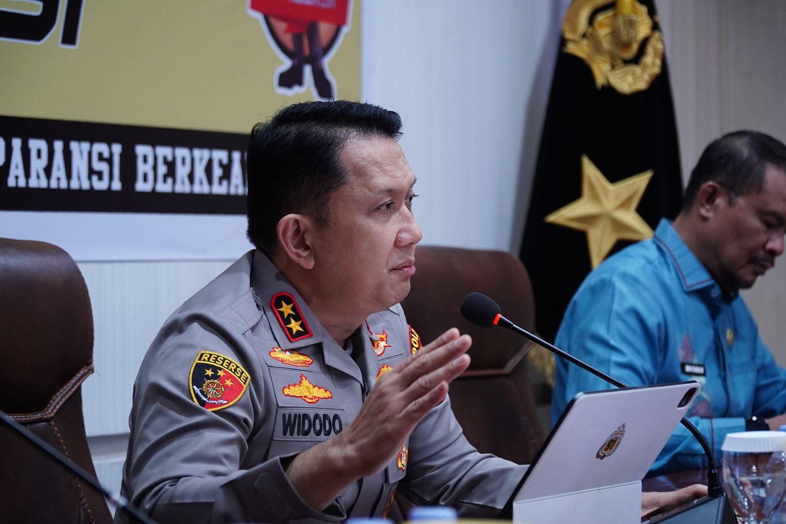 Kapolda Gorontalo Irjen Pol Widodo, SH , MH Didampingi Dirreskrimsus KBP Dr. Maruly Pardede Turunkan Tim Investigasi, Tambang dan Banjir Pohuwato Diselidiki