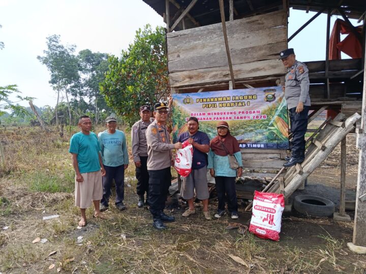 Polsek Lubuk Linggau Timur Dukung Ketahanan Pangan Nasional, Sinergi Bersama Sektor Pertanian 