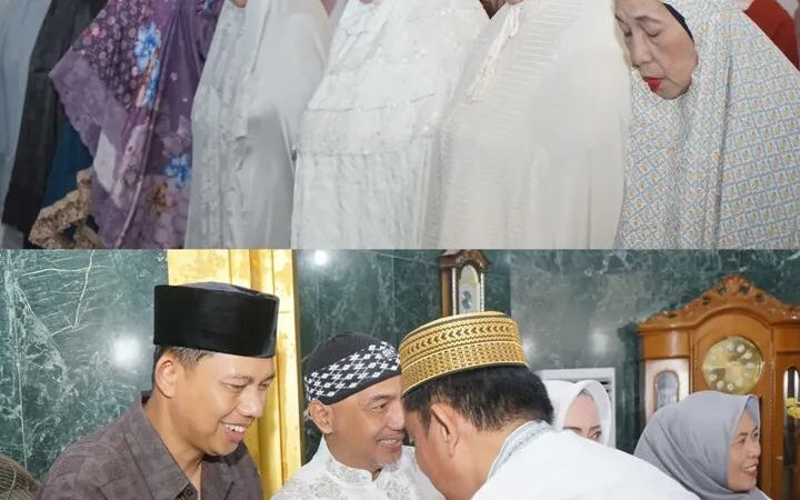 Setelah Sholat Idul Fitri 1 Syawal 1447 Hijriah di Masjid Agung Darussalam ,Bupati Musi Rawas Bersama Forkopimda dan Jajaran Open House Bupati Musi Rawas di Pendopoan