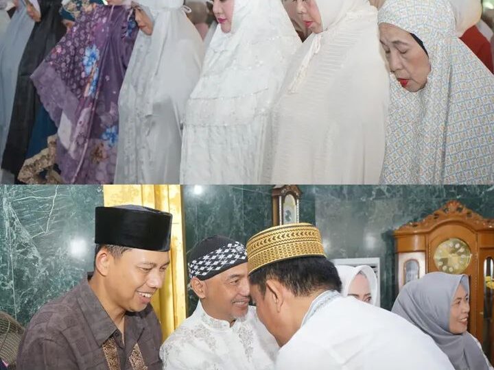 Setelah Sholat Idul Fitri 1 Syawal 1447 Hijriah di Masjid Agung Darussalam ,Bupati Musi Rawas Bersama Forkopimda dan Jajaran Open House Bupati Musi Rawas di Pendopoan