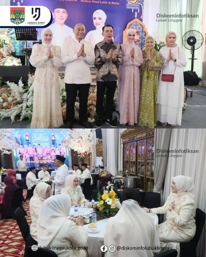 Wali Kota dan Wakil Wali Kota Lubuk Linggau Silaturahmi dengan Gubernur Sumsel di Griya Agung