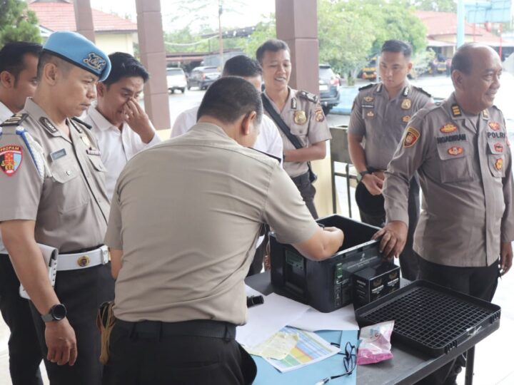 Kapolres Musi Rawas Perintahkan Pengecekan Senpi Dinas yang Ada di Gudang Logistik