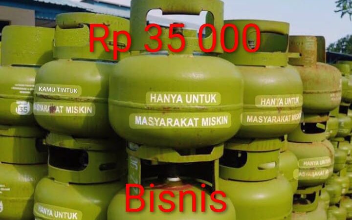 Gas LPG 3 Kg Bersubsidi Di Megang Sakti Melambung Tinggi Diduga Pangkalan Menjual Jauh Lampaui HET